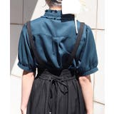 リボン×ジャボブローチブラウス | axes femme | 詳細画像3 