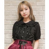 リボン付きレース丸衿ブラウス | axes femme | 詳細画像8