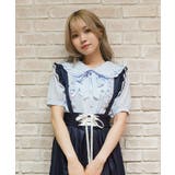 リボン付きレース丸衿ブラウス | axes femme | 詳細画像9