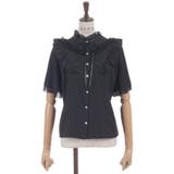 レース切替フリルスタンドブラウス | axes femme | 詳細画像10 