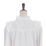 レース切替フリルスタンドブラウス | axes femme | 詳細画像20 