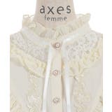 レース切替フリルスタンドブラウス | axes femme | 詳細画像27 