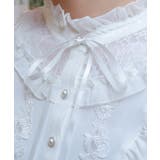 レース切替フリルスタンドブラウス | axes femme | 詳細画像5 