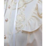 レース切替フリルスタンドブラウス | axes femme | 詳細画像7 