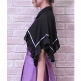 スパークル刺繍ケープ風ブラウス | axes femme | 詳細画像2