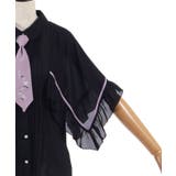 スパークル刺繍ケープ風ブラウス | axes femme | 詳細画像25