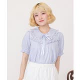 リボン付きレース丸衿ブラウス | axes femme | 詳細画像6