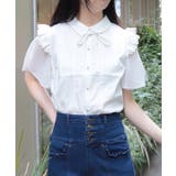 サマーコットンブラウス | axes femme | 詳細画像7 