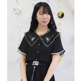 ルミナスムーン刺繍ブラウス | axes femme | 詳細画像12