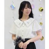 ルミナスムーン刺繍ブラウス | axes femme | 詳細画像13