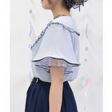 ルミナスムーン刺繍ブラウス | axes femme | 詳細画像2