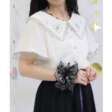 ルミナスムーン刺繍ブラウス | axes femme | 詳細画像6