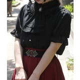 黒 | ジャボタイブラウス | axes femme
