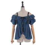 オフショルフレア袖トップス | axes femme | 詳細画像16 