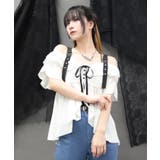 オフショルフレア袖トップス | axes femme | 詳細画像5 