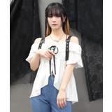オフショルフレア袖トップス | axes femme | 詳細画像6 