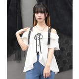 オフショルフレア袖トップス | axes femme | 詳細画像7 