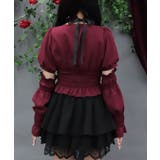 チョーカー付シャーリングブラウス | axes femme | 詳細画像4 
