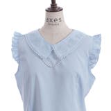 パール付薔薇刺繍ノースリブラウス | axes femme | 詳細画像14
