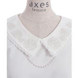 パール付薔薇刺繍ノースリブラウス | axes femme | 詳細画像29