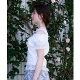 コットンレース切替トップス | axes femme | 詳細画像5