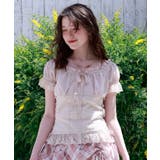 ベージュ | コットンレース切替トップス | axes femme