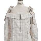 チェックオフショルリボンプルオーバー | axes femme | 詳細画像27 