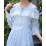 配色レース楊柳フリルブラウス | axes femme | 詳細画像6 