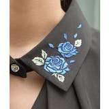 薔薇刺繍フレア袖ブラウス | axes femme | 詳細画像6 