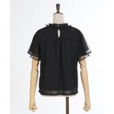 フレア袖ドットドビーBL | axes femme | 詳細画像12