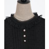 フレア袖ドットドビーBL | axes femme | 詳細画像13