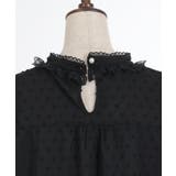 フレア袖ドットドビーBL | axes femme | 詳細画像14