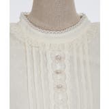 フレア袖ドットドビーBL | axes femme | 詳細画像20