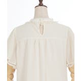 フレア袖ドットドビーBL | axes femme | 詳細画像21