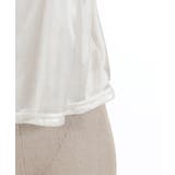 フレア袖ドットドビーBL | axes femme | 詳細画像23