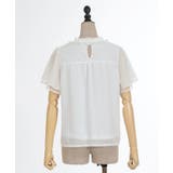 フレア袖ドットドビーBL | axes femme | 詳細画像6