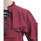 レースアップラッフルブラウス | axes femme | 詳細画像11