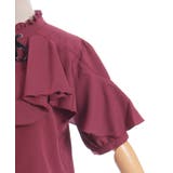 レースアップラッフルブラウス | axes femme | 詳細画像14