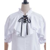 レースアップラッフルブラウス | axes femme | 詳細画像18