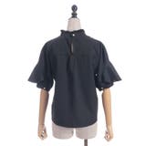 レースアップラッフルブラウス | axes femme | 詳細画像24