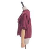 レースアップラッフルブラウス | axes femme | 詳細画像7