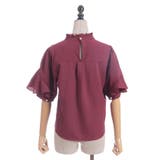 レースアップラッフルブラウス | axes femme | 詳細画像8