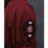 麻雀牌刺繍ブラウス | axes femme | 詳細画像5