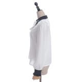 シャドーストライプフリルブラウス | axes femme | 詳細画像10 