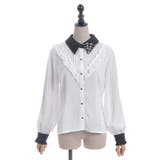 シャドーストライプフリルブラウス | axes femme | 詳細画像14 