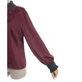 シャドーストライプフリルブラウス | axes femme | 詳細画像23 