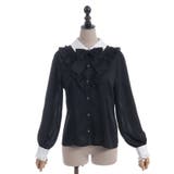 シャドーストライプフリルブラウス | axes femme | 詳細画像24 