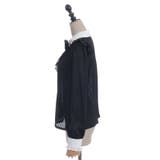 シャドーストライプフリルブラウス | axes femme | 詳細画像25 