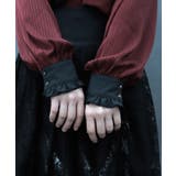 シャドーストライプフリルブラウス | axes femme | 詳細画像6 