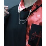 マーブルバイカラーシャツ | axes femme | 詳細画像10